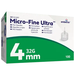 BD Micro-Fine Ultra Pen Needles 32G 4mm Pack of 100