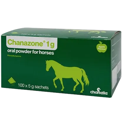 Chanazone Oral Powder 1g Apple Flavour Sachet Single (Phenylbutazone)