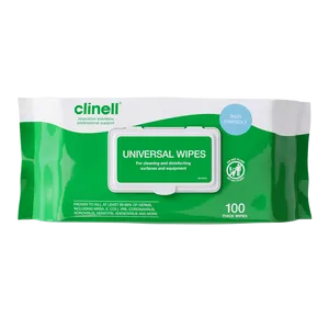 Clinell Universal Thick Wipes Pack of 100