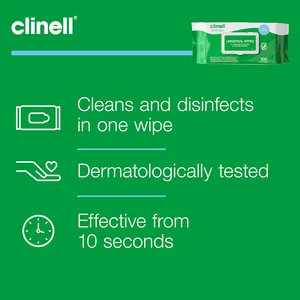 Clinell Universal Thick Wipes Pack of 100