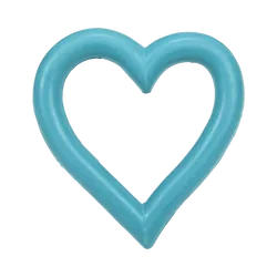 Little Petface Rubber Heart Dog Toy