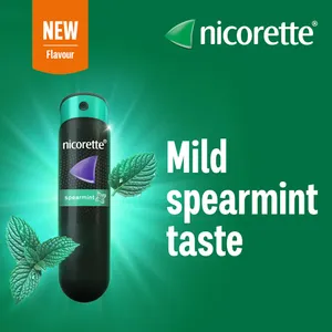 Nicorette® Quickmist Spearmint 1mg/Spray Mouth Spray Nicotine 2x150 Sprays (Stop Smoking Aid)