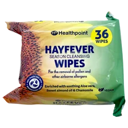 Healthpoint Hayfever Relief Wipes Pack of 36