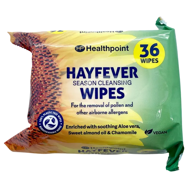 Healthpoint Hayfever Relief Wipes Pack of 36