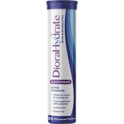 DioraHydrate Blackcurrant Hydration Tablets Pack of 20