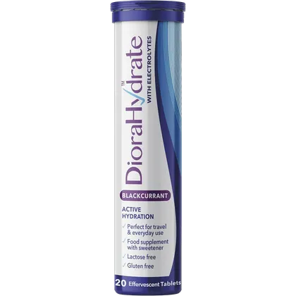 DioraHydrate Blackcurrant Hydration Tablets Pack of 20