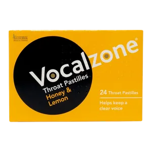 Vocalzone Honey & Lemon Pastilles Pack of 24