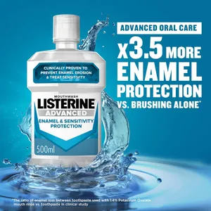 Listerine Advanced Enamel & Sensitivity Protection Mouthwash 500ml