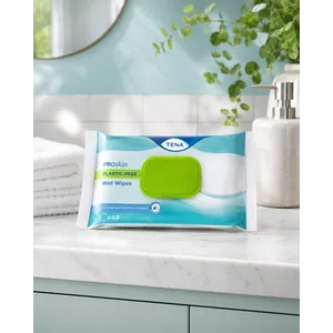 TENA ProSkin Adult Wet Wipes 48s | Gentle Incontinence Skin Cleansing