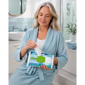 TENA ProSkin Adult Wet Wipes 48s | Gentle Incontinence Skin Cleansing