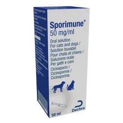 Sporimune 50mg/ml Oral Solution for Cats & Dogs 50ml