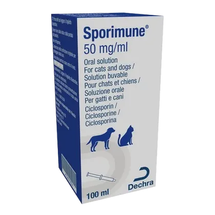 Sporimune 50mg/ml Oral Solution for Cats & Dogs 100ml