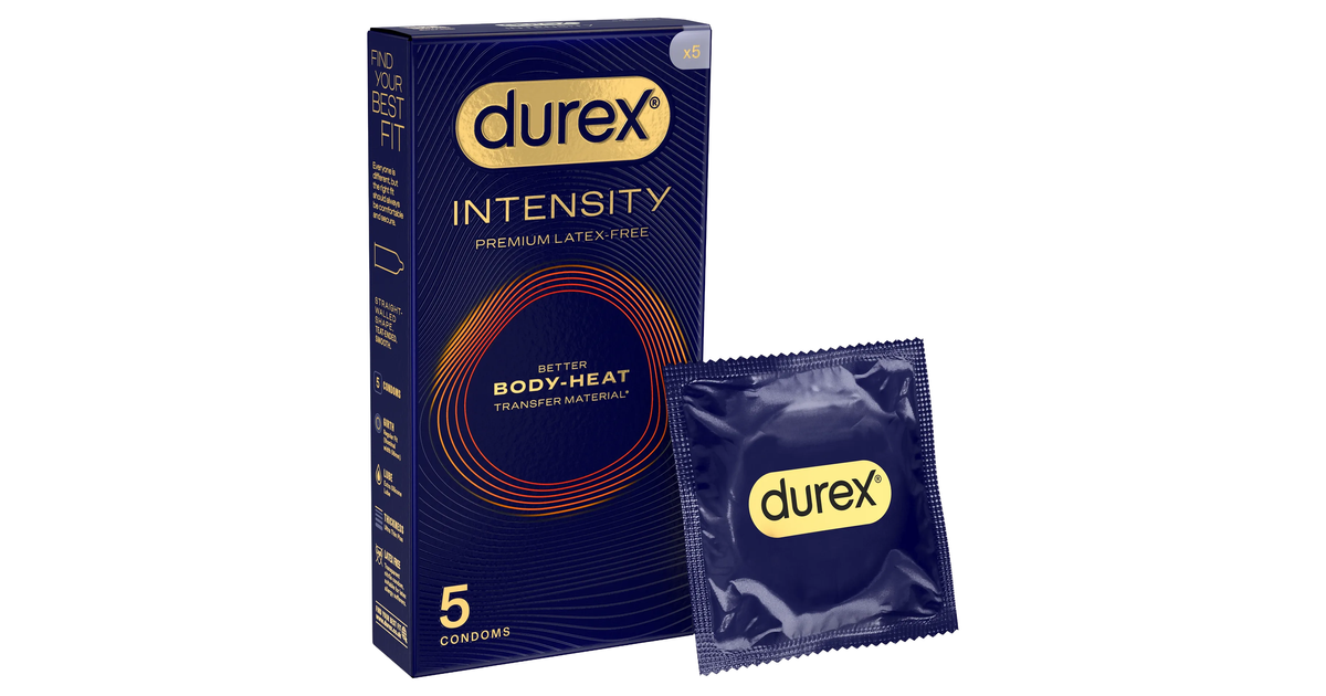 Durex Intensity Condoms 5 Pack | Enhanced Sensation