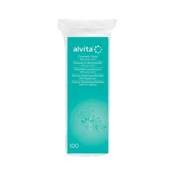 Alvita Round Cosmetic Pads Pack of 100