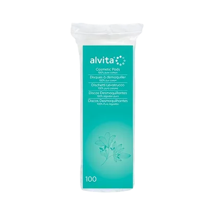 Alvita Round Cosmetic Pads Pack of 100
