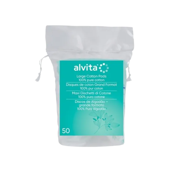 Alvita Large Cosmetic Pads Pack of 50