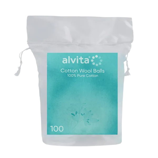 Alvita Cotton Wool Balls Pack of 100