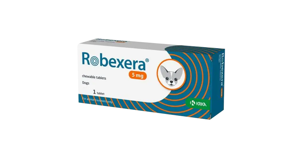 Robexera 5mg Chewable Tablets for Dogs | Vet Prescription