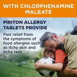 Piriton Allergy Tablets Pack of 30 + Piriton Syrup for Kids' Allergy Relief 150ml