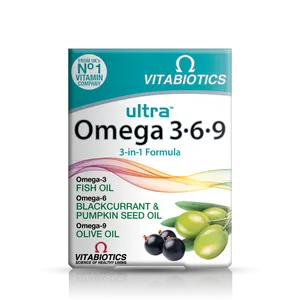 Vitabiotics Ultra Omega 3·6·9 Capsules Pack of 60