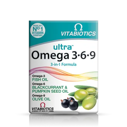 Vitabiotics Ultra Omega 3·6·9 Capsules Pack of 60