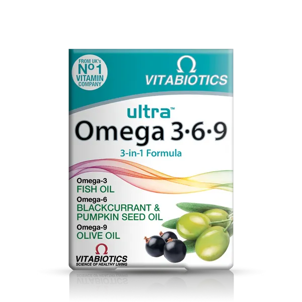 Vitabiotics Ultra Omega 3·6·9 Capsules Pack of 60