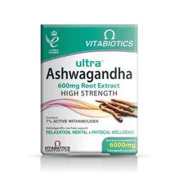 Vitabiotics Ultra Ashwagandha Tablets Pack of 30