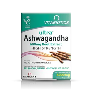 Vitabiotics Ultra Ashwagandha Tablets Pack of 30