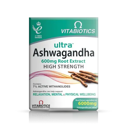 Vitabiotics Ultra Ashwagandha Tablets Pack of 30