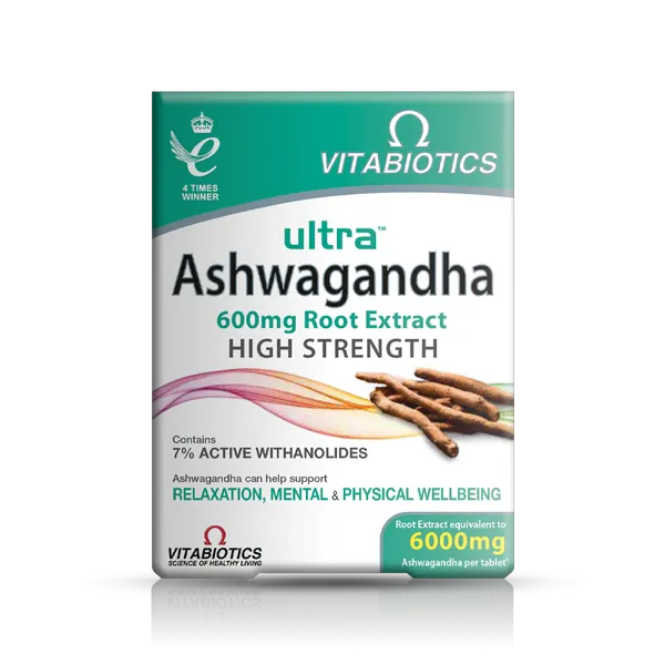 Vitabiotics Ultra Ashwagandha Tablets Pack of 30