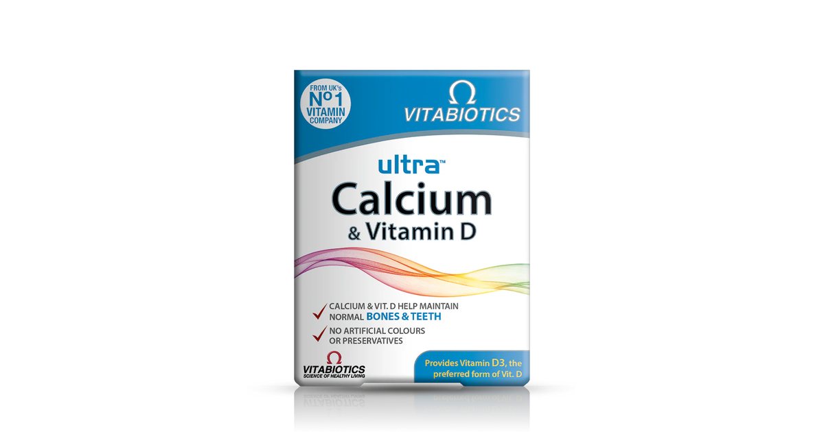 Vitabiotics Ultra Calcium 30 Pack | With Vitamin D | Weldricks