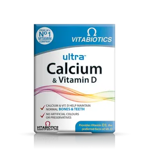 Vitabiotics Ultra Calcium & Vitamin D Tablets Pack of 30