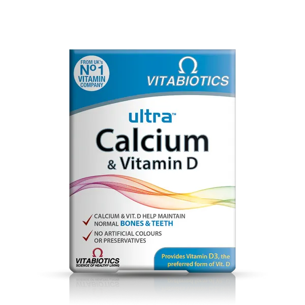 Vitabiotics Ultra Calcium & Vitamin D Tablets Pack of 30