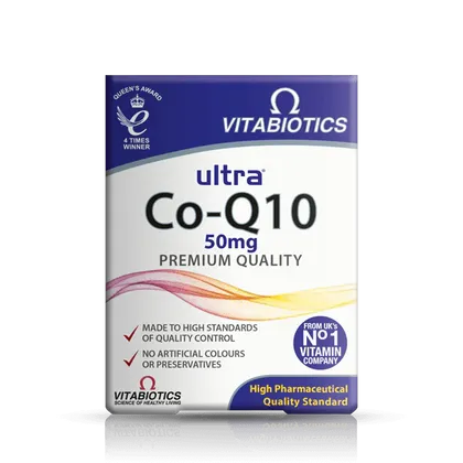 Vitabiotics Ultra Coenzyme Q10 Tablets Pack of 60