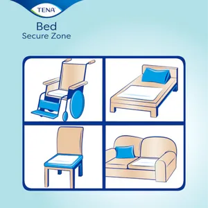 TENA Bed Secure Zone Pad 60cm x 60cm Super Pack of 30