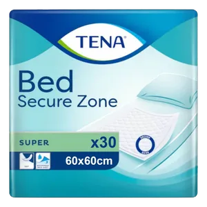 TENA Bed Secure Zone Pad 60cm x 60cm Super Pack of 30