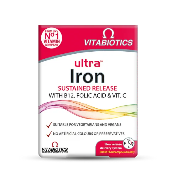 Vitabiotics Ultra Iron Tablets Pack of 30