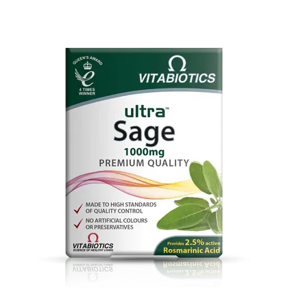 Vitabiotics Ultra Sage Tablets Pack of 30
