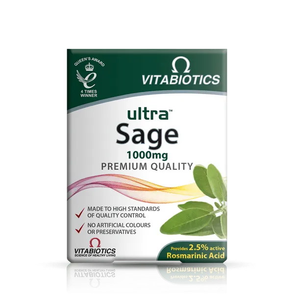 Vitabiotics Ultra Sage Tablets Pack of 30