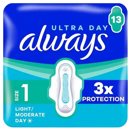 Always Ultra Normal Size 1 Pads Pack of 13