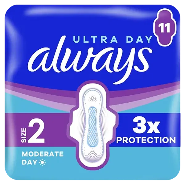 Always Ultra Moderate Size 2 Pads Pack of 11