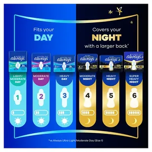 Always Ultra Night Heavy Size 5 Pads Pack of 8