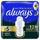 Always Ultra Night Heavy Size 5 Pads Pack of 8
