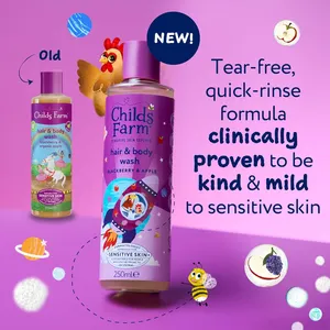 Childs Farm Blackberry & Apple Hair & Bodywash 250ml