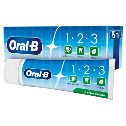 Oral B Toothpaste 123 Extra Fresh Toothpaste 75ml