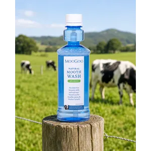MooGoo Natural Antibacterial Mouthwash Spearmint 250ml