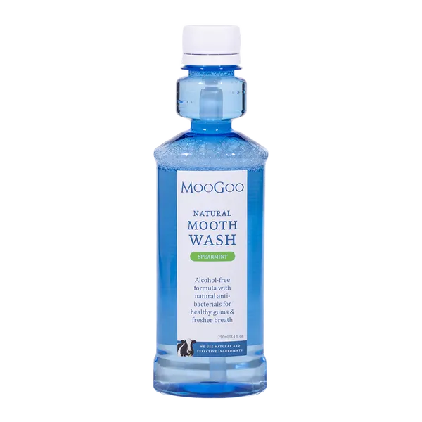 MooGoo Natural Antibacterial Mouthwash Spearmint 250ml