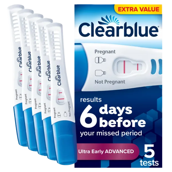 Clearblue Ultra Early Pregnancy Test Pack of 5
