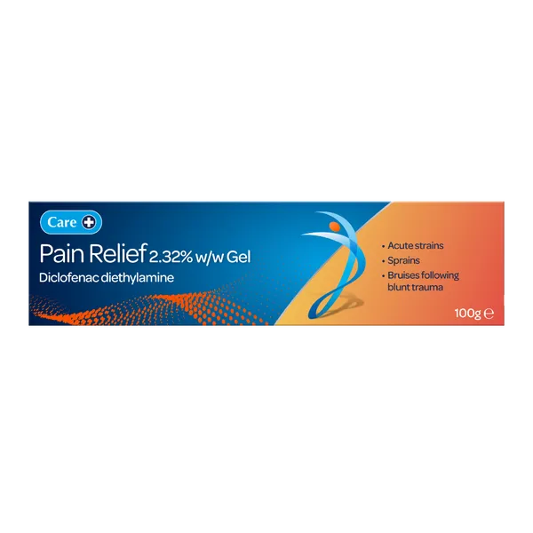 Care Pain Relief Diclofenac 2.32% Gel 100g