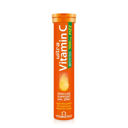 Vitabiotics Ultra Vitamin C Effervescent Tablets Pack of 20